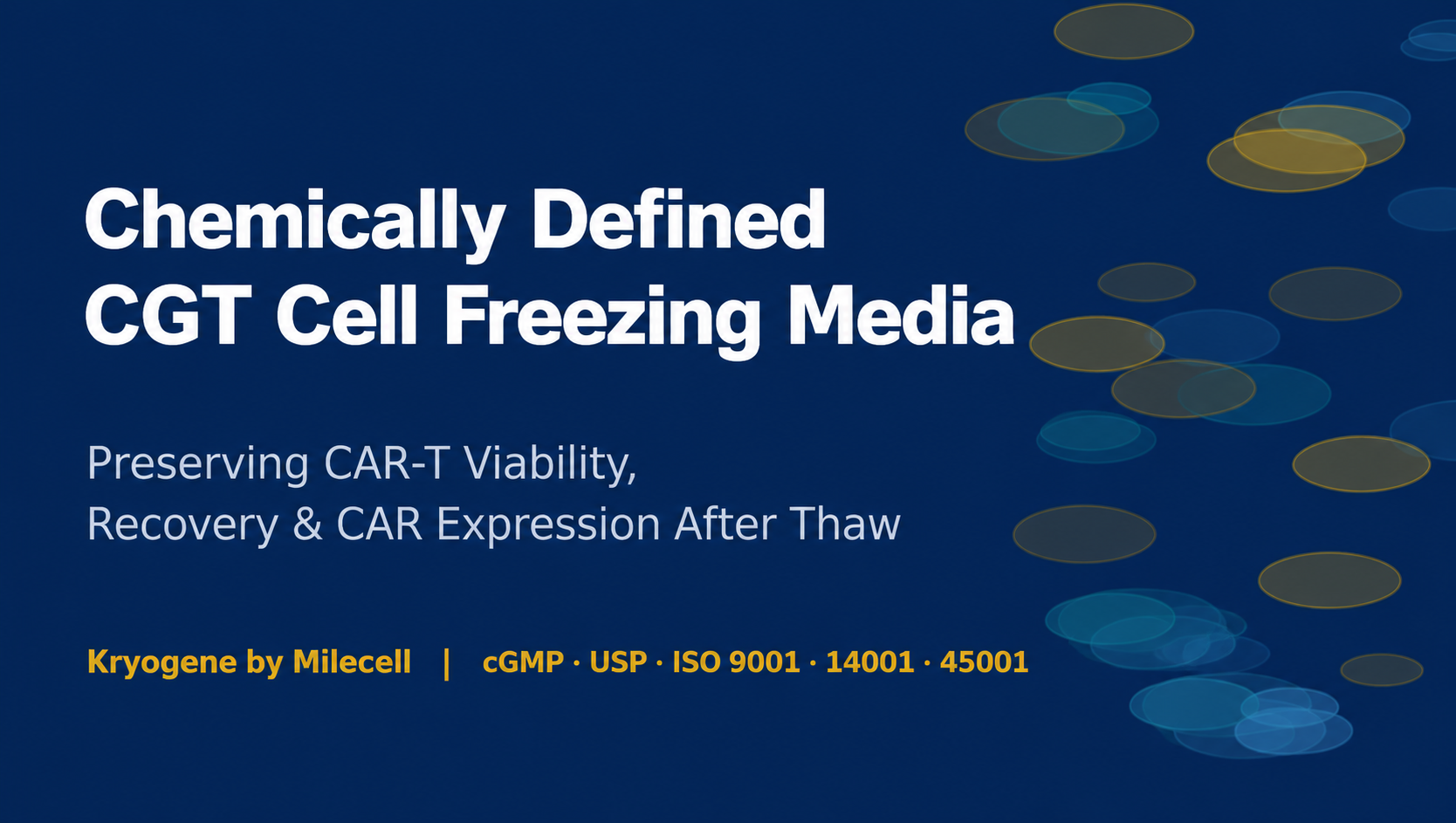 Why Chemically Defined Cell Freezing Media Preserve CAR-T Viability, Recovery, and CAR Expression After Thaw